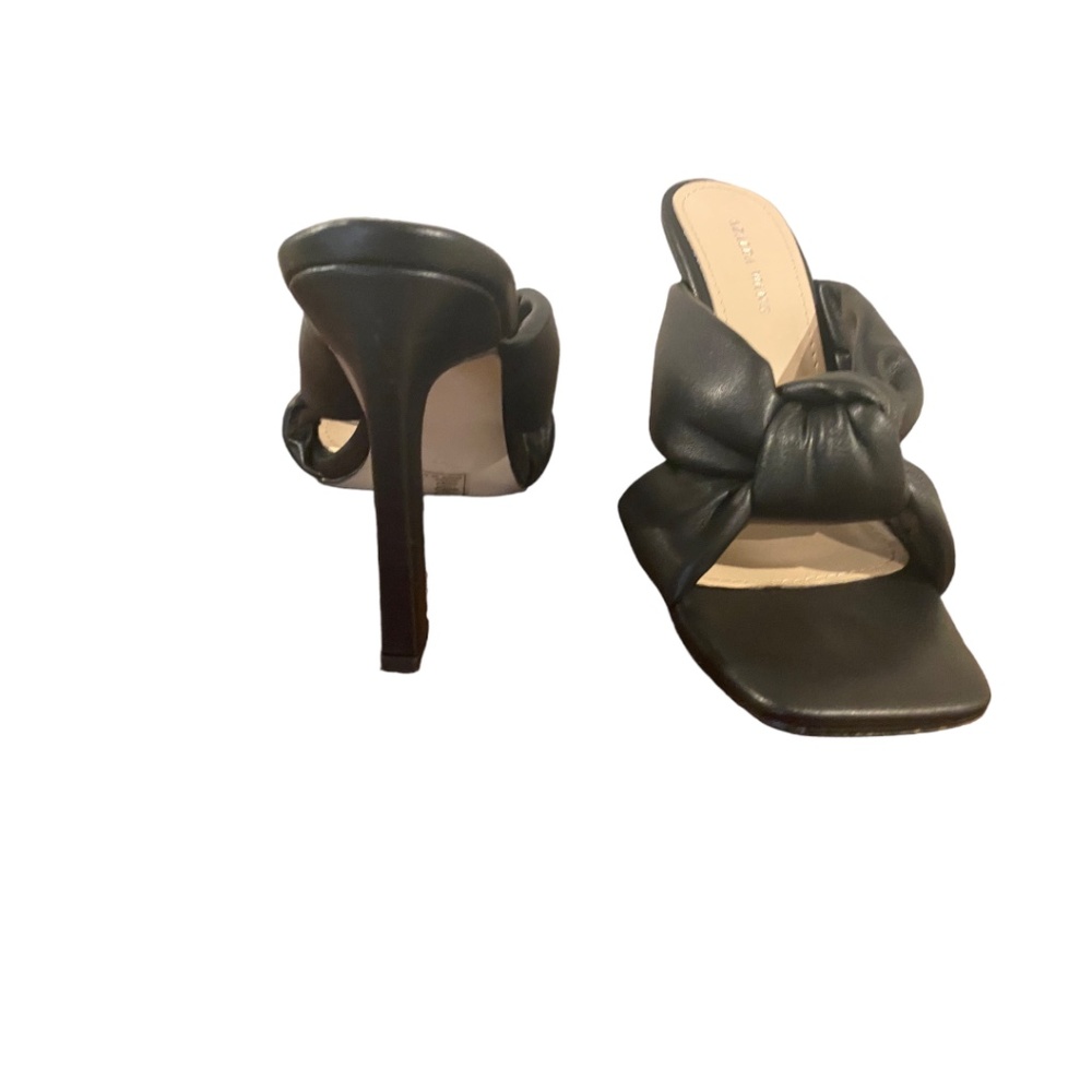 Azalea Wang Black Open Square Toe - Size 9 - image 4